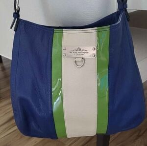 My Flat in London Blue and Green Women's Bag